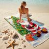 1Pc Christmas Santa Claus Gifts Beach Towel Quick Dry Multiuse For Beach Pool Gym Yoga Home Travel Christmas Halloween Xmas Gift S1174