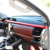 Do Toyota Hilux Revo Conquest 2015-2026 LHD ABS Włókno węglowe Panel deski rozdzielczej Konsola środkowa Nawiew klimatyzacji Listwa Pokrycie wnętrza Odpowiednie
