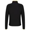 Sweat à capuche enfant scintillant avec strass et rayures métalliques, fermeture éclair, col montant, manches longues pour le patinage artistique, la gymnastique, l'entraînement
