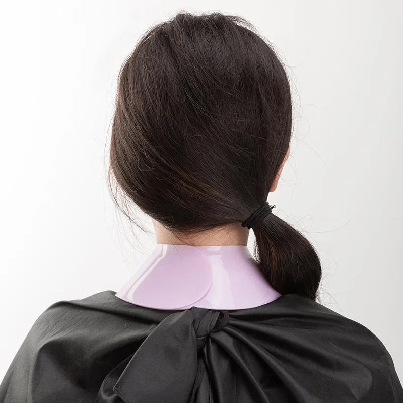 Silicone Stylist Cutting Collar Hair Dyeing Shawl Waterproof Neck Cape Wrap Cover Barber Hairdressing Hair Coloring Accessories
