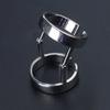 Punk Finger Loop Ring Gothic Double Hinged Joint Rings Bendable Adjustable Ring for Girl Boy Jewelry Cosplay Accessory