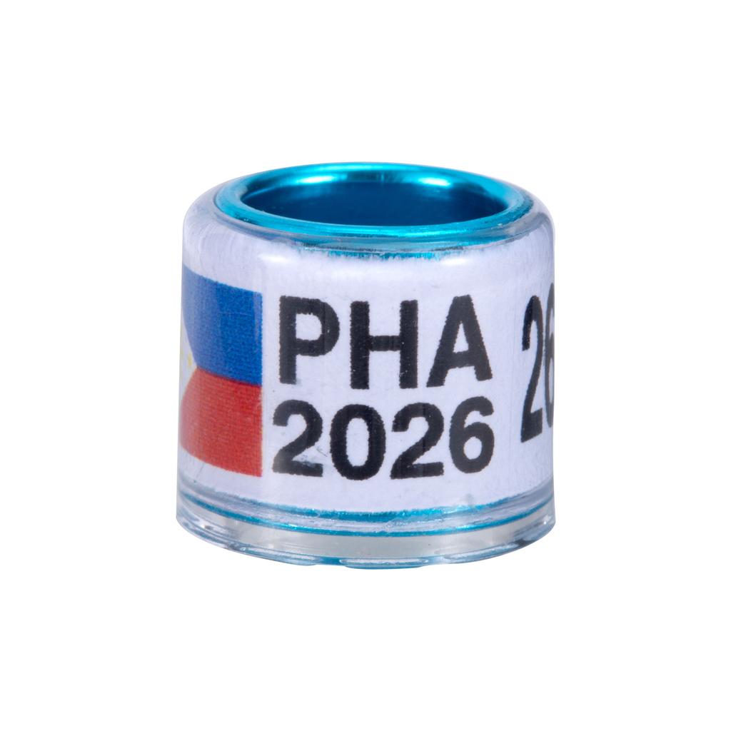 20 st 8 mm PHA 2025/2026 Duvfotsringar Aluminium Plast Fågel Papegoja Identifiering Fotring med Nummer Fågelbärande Tillbehör