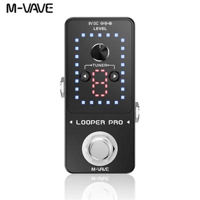 Guitar Effects Pedal M-VAVE Looper Pro 9 Loops 40 Minutes Recording Loop Station