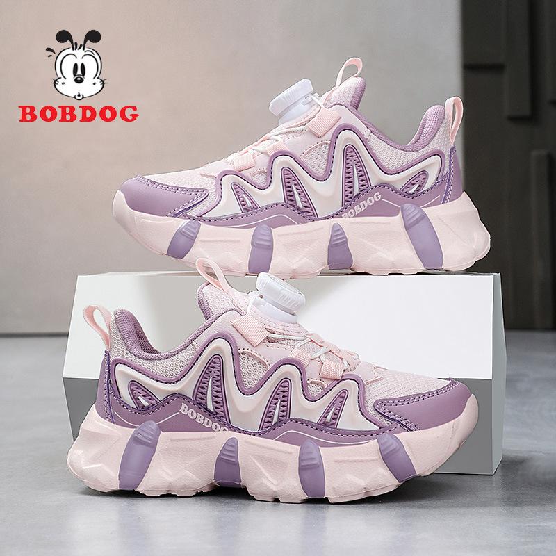 Babu Bean classmates boys shoes 2025 new spring and autumn mesh breathable children's sports shoes medium and older children's running shoes