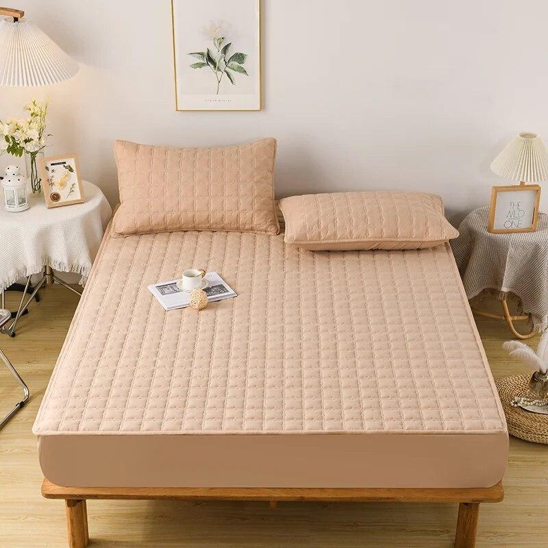 Vodotěsný tlustý vrchní polštář matrace Antibakteriální potah na matraci s elastickým pásem Prošívané přiléhavé prostěradlo