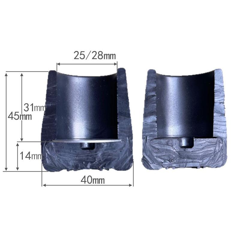 1Pcs Walking Stick Crutch Cane Bottom Pads Cover Protector Climbing Hiking Trekking Pole Tip Replacement Cane Tips Nonskid