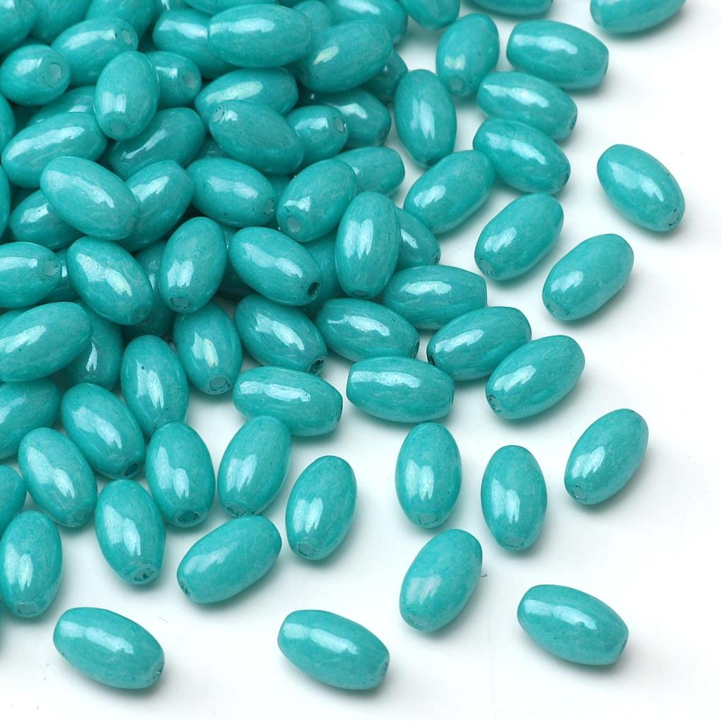 Domestic Glass Solid Color Cream Baked Paint Seed Beads for DIY 52 Pcs