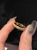 French Light Luxury Retro Ring Wire Drawing Process Italian Medium And Ancient Style Wide And Narrow Version Couple Ring Opening Adjustable