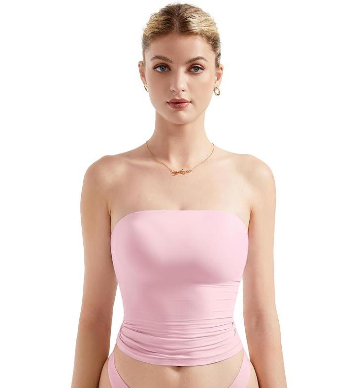 2025 Evropský a americký top bez ramínek: Stylová, Špičková, Elegantní, Sexy, Zeštíhlující Vesta pro Ženy