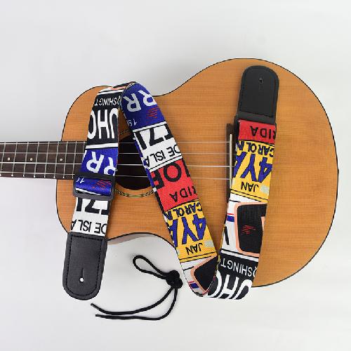 Ethnic Style Weaving Electric Guitar Strap Acoustic Guitar Strap Electric Bass Ukulele Universal Strap Guitar Accessories