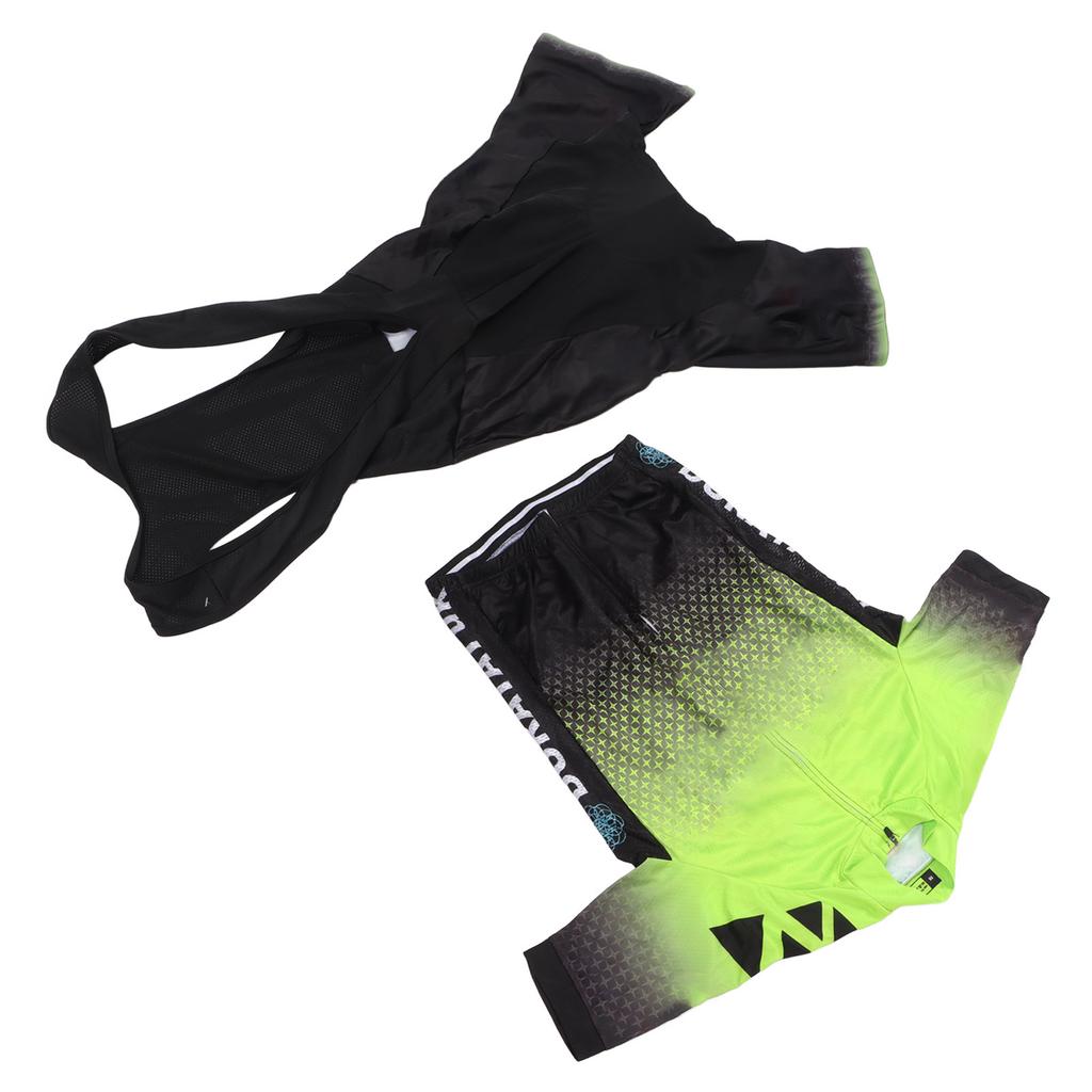 Completo da ciclismo Salopette Set M Rete traspirante Poliestere Asciugatura rapida Abbigliamento da ciclismo confortevole per