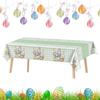 Easter Rectangle Tablecloth Waterproof Table Cover Rectangle Table Cover Decorations for Picnic Restaurant Kitchen Dining Room