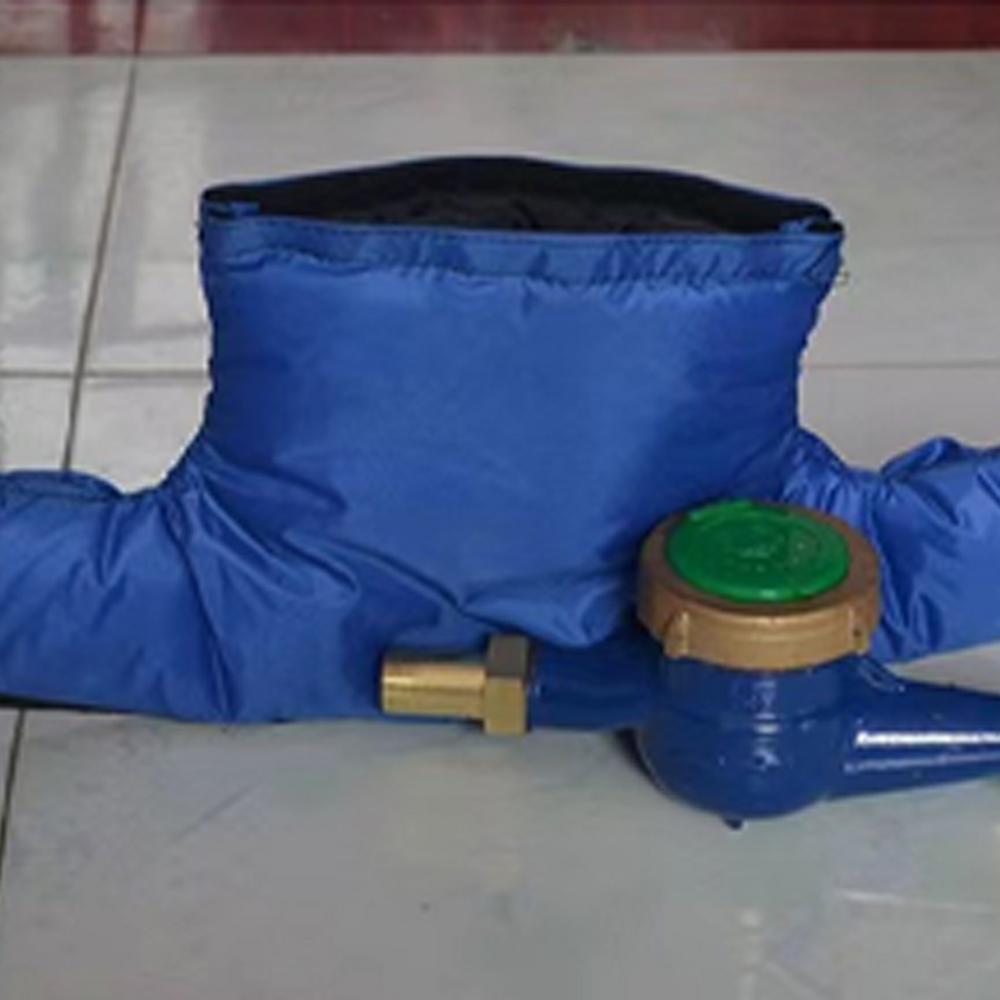 Double Sided Water Meter Insulation Cover Weatherproof 3 Way Sprinkler Valve Cover for Outdoor Winter Pipe Freeze Protection Mass Air Flow 3