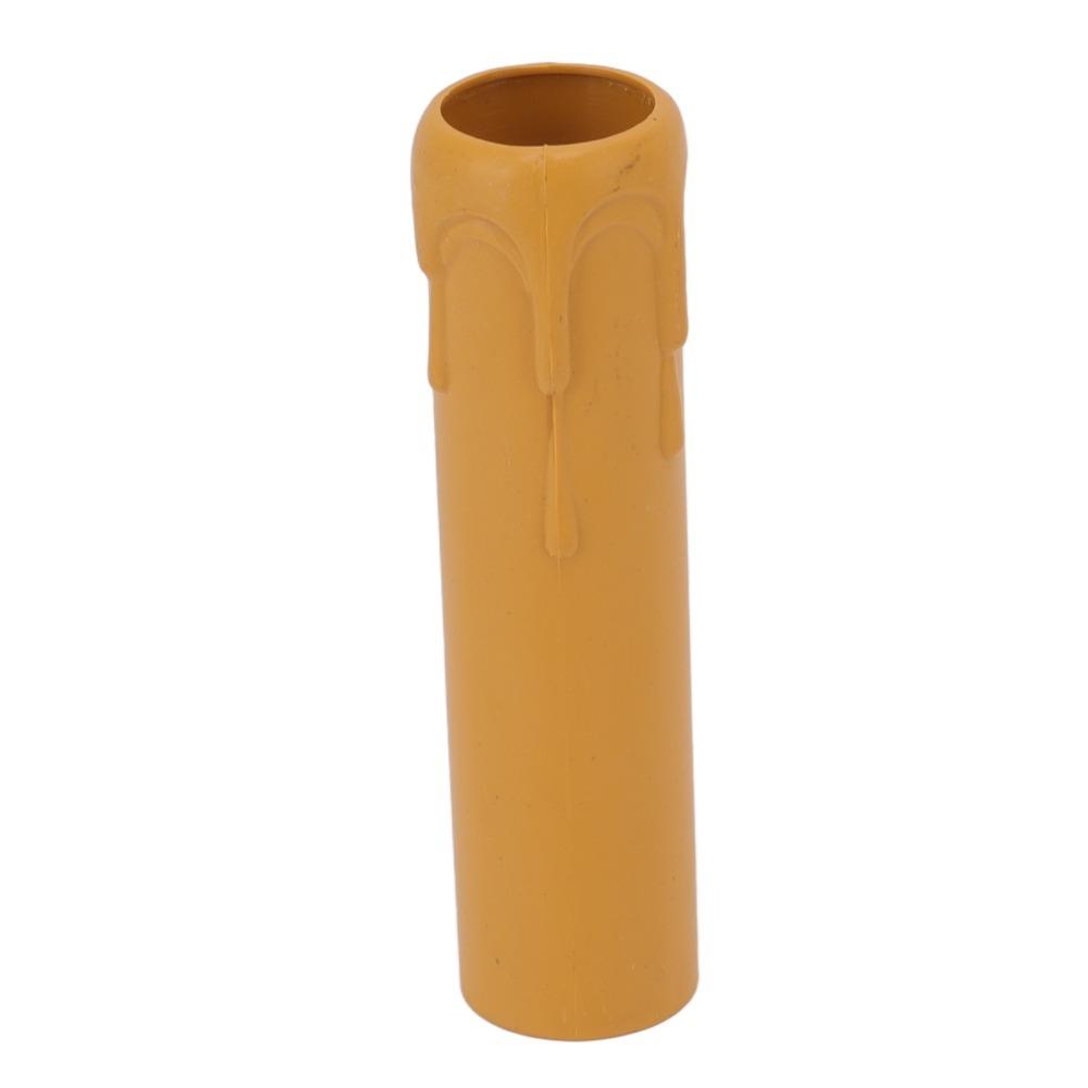 12PCS 25x100mm Candle Covers Sleeves PP PS Chandelier Covers Plastic Candelabra Base Covers  Hall