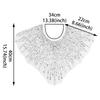 Embroidery Lace Frontal Rhinestone Applique Women's Clothing Apparel  Wedding Party Performance