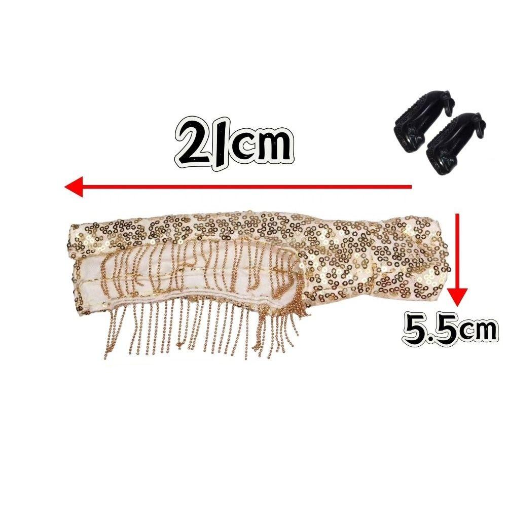 Strapless Style Doll Evening Gown Sequined Doll Clothing Set New Fashion Doll Dress Role Play