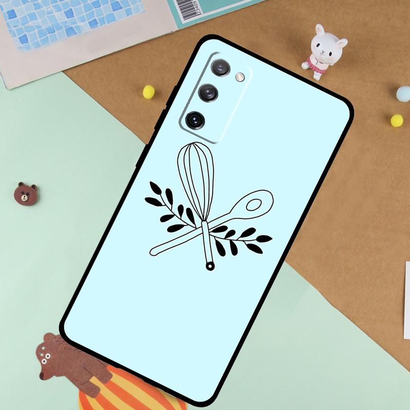 Baking Utensils Soft Case For Samsung Galaxy S24 Ultra S9 S10 S20 S22 S23 Plus S21 FE S25 Ultra Funda Cover
