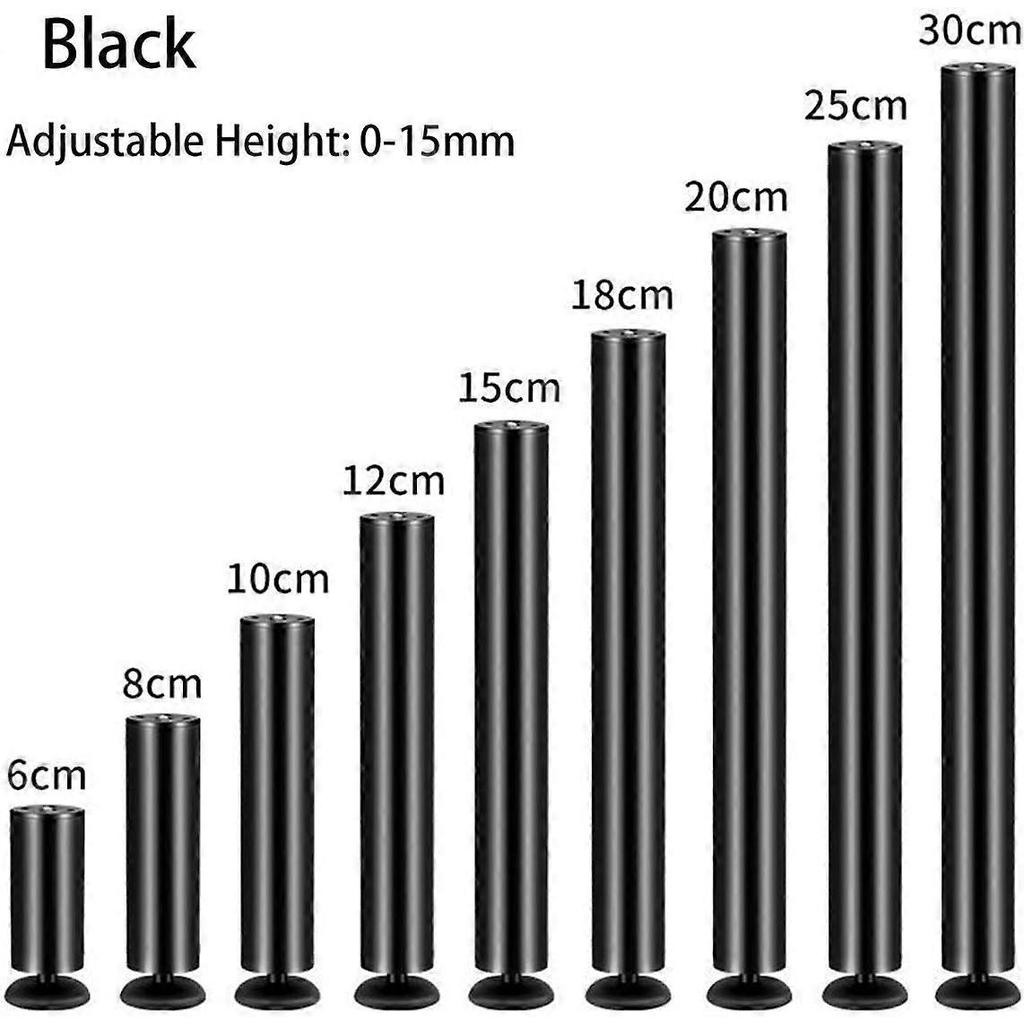 4pcs Furniture Legs thickened adjustable Stainless Steel cylindrical metal Table Legs sofa Leg