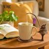 Tea Bag Rest Fishing Animal Holder, 3D Printed Heat-Resistant Coaster, Accessory for Holder Cup and Coffee Mug, Gift Lovers & Enthusiasts Turtle