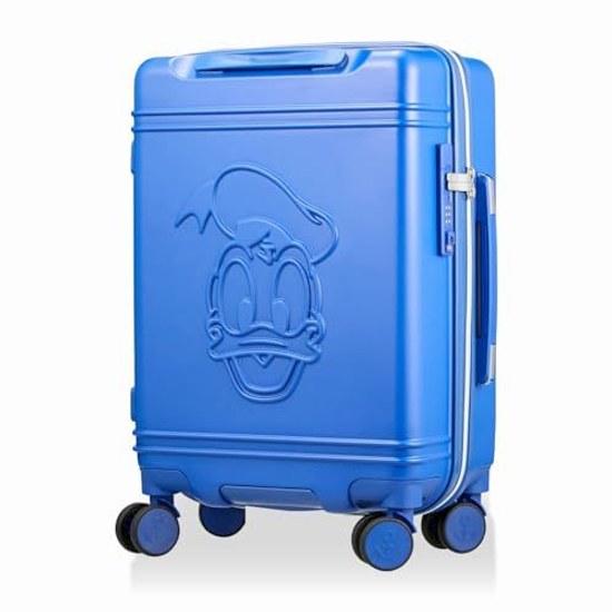 Suitcase S Size 30L Double Caster Shifure Lock Grip Master Zipper Type Disney HAP2212-48 DN1. Mickey Mouse Face Black
