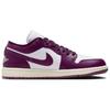 Air Jordan 1 Low Bordeaux Dámské Tenisky Fialová Bílá Plachetnicová DC0774-161