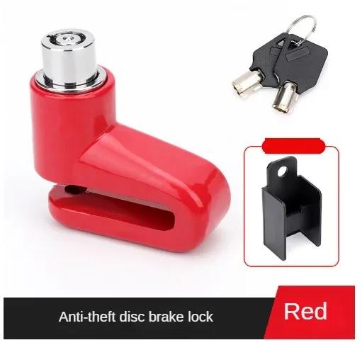 Zámek proti krádeži na kolo Motocyklový zámek na kotoučovou brzdu kola Visací zámek se 2 klíči pro horské kolo Elektrická koloběžka Motocykl