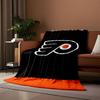 Flyers Black and Orange Logo Blanket print blanket soft and cozy perfect for the living room bed sofa or a nap,gift