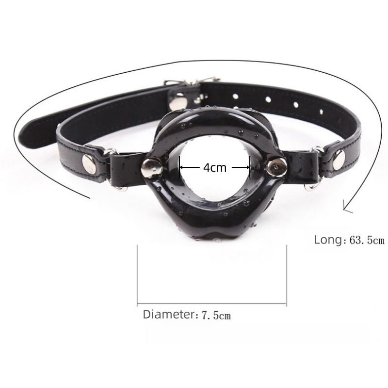 Měkký postroj Silikonový ústní roubík Pes Bone Ball Gag Otevřená ústa Gag BDSM Bondage Slave Gag Sexuální produkty SM sexuální hračky pro ženy