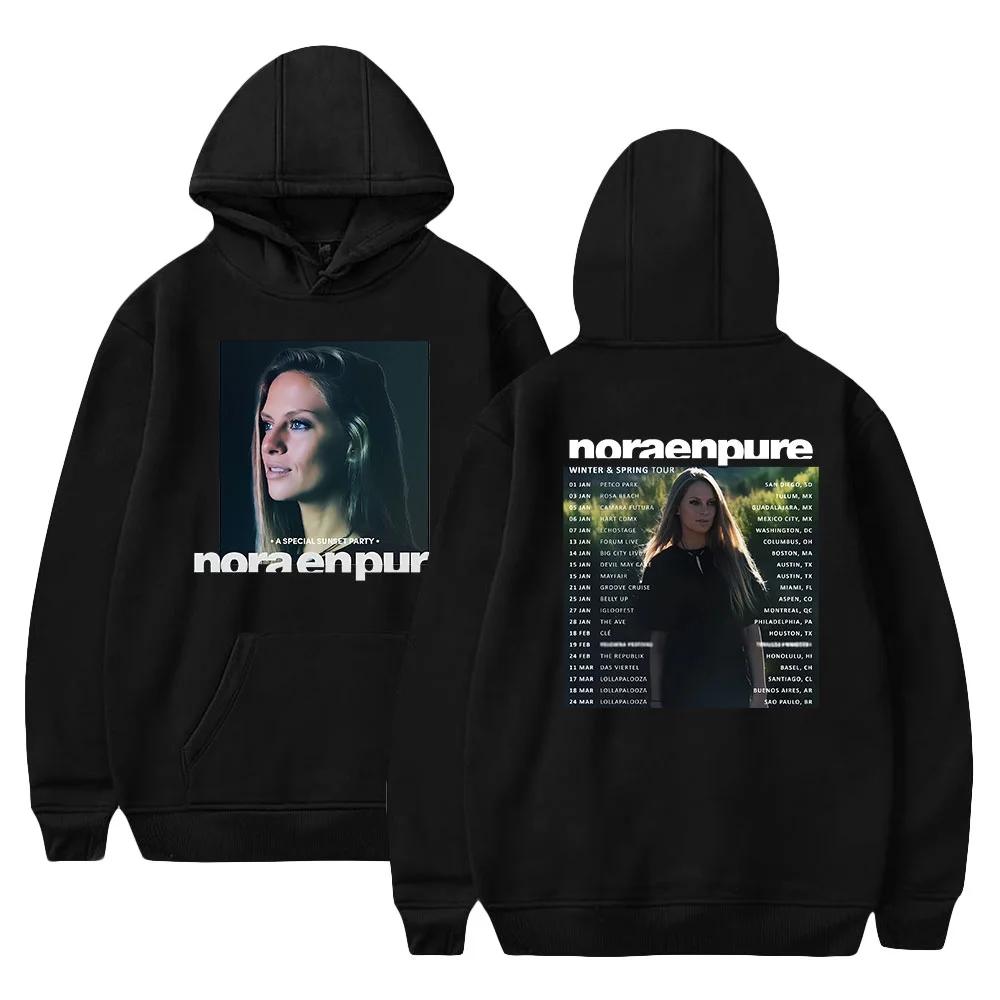 Nora En Pure Tour Hoodie Unisex Daily Commuter Fashion Printed Pullover
