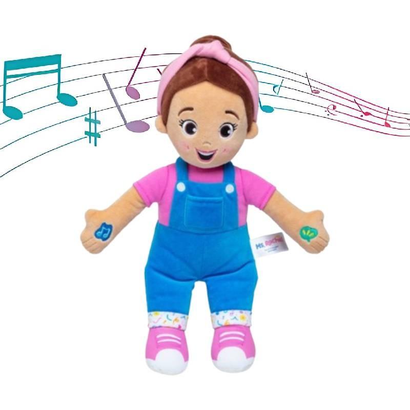 Adorable Ms Rachel Plush Doll Soft Cotton Stuffed Toy For Kids With Comforting Features