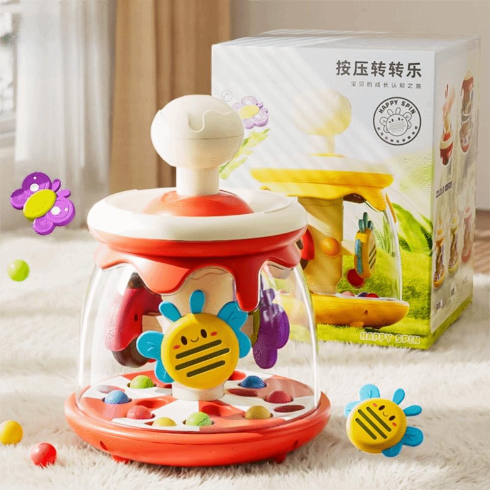 Interactive Baby Educational Toys Early Learning Hand Coordination Kids Pressing Rotating Toy Gift Sensory Spinning Toys