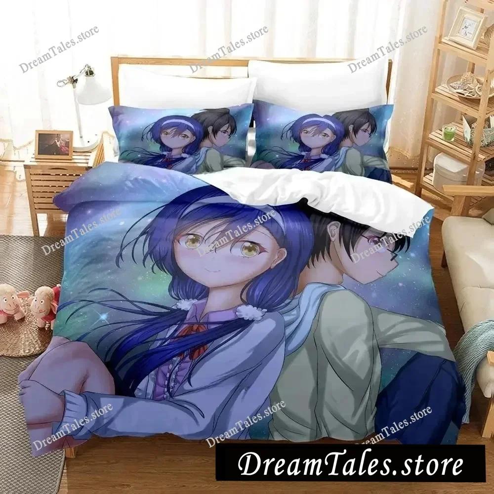 3D Printed Anime We Never Learn Bedding Set Duvet Cover Bedroom Comforter Single Twin King _Size Quilt Cover Home Textiles