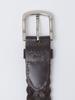 Ships Colors Leather Mesh Belt 218100004 Brown 85