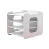 Large Capacity Multi-layer File Storage Rack Space Saving File Holder Desk Organizer  for Home