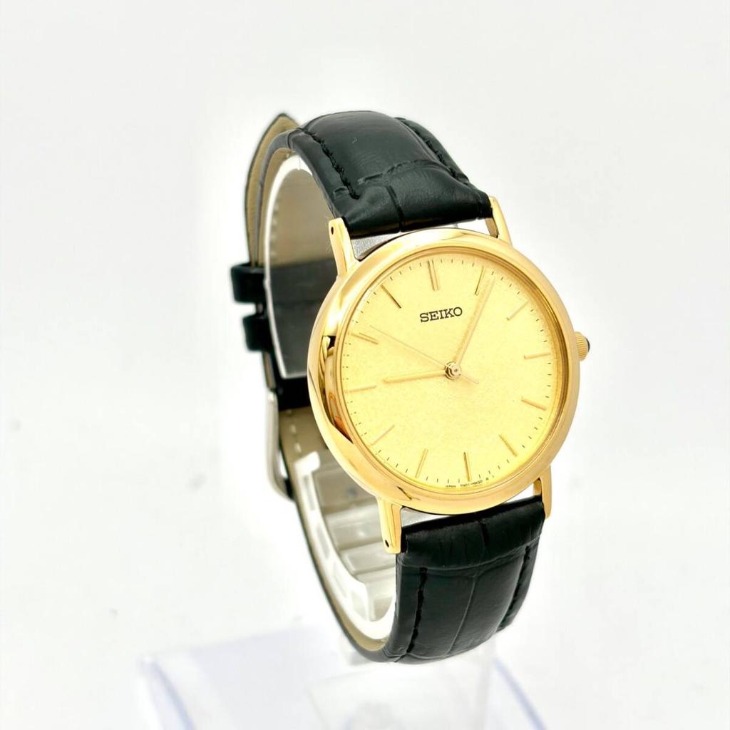 SEIKO Watch Gold 2D0319 New Strap [Excellent Condition/New Battery] Men's 7N01-6900