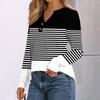Women's Print Long Sleeve Shirts Elegant Casual Tops Trendy Shirts Tops