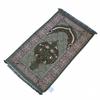 Foldable Skin-friendly and Wear-resistant Kneeling Blanket, Islamic Floral Prayer Mat, Easy-to-clean Muslim Worship Rug