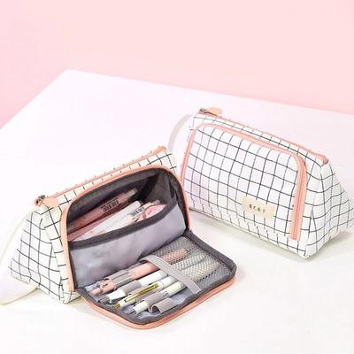 Große Kapazität Bleistift Fall Kawaii Schule Stift Fall Liefert Bleistift Lagerung Tasche Studenten Bleistift Fällen Große Stift Box Beutel Schreibwaren