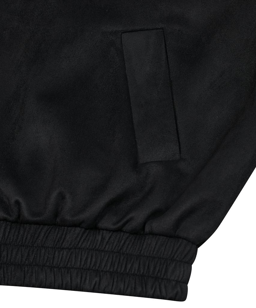 Standarderror 87-Stan009 [Renewal] Standard Blouson Suede Jacket Black (C Type)