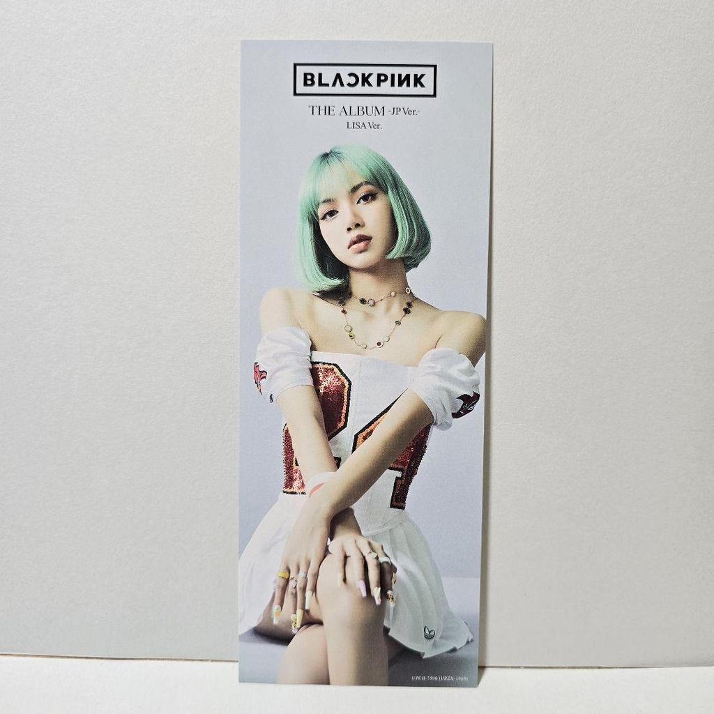 [USED] BLACKPINK Lisa THE ALBUM JP Ver. with Bookmark