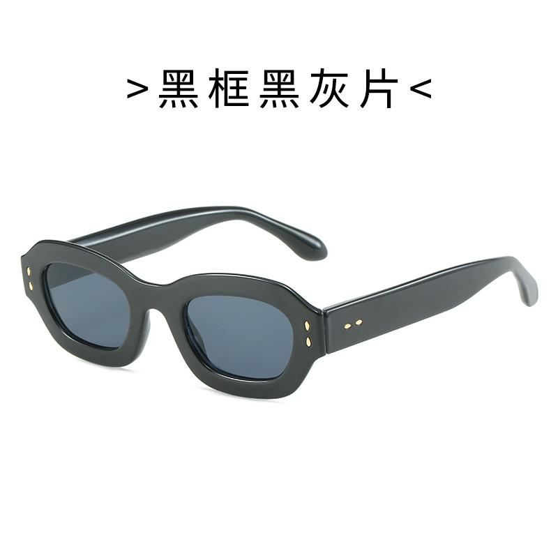 Colorful PC full-frame sunglasses, tinted lenses, thick frames, street-style eyewear, outdoor sunglasses, sunshades