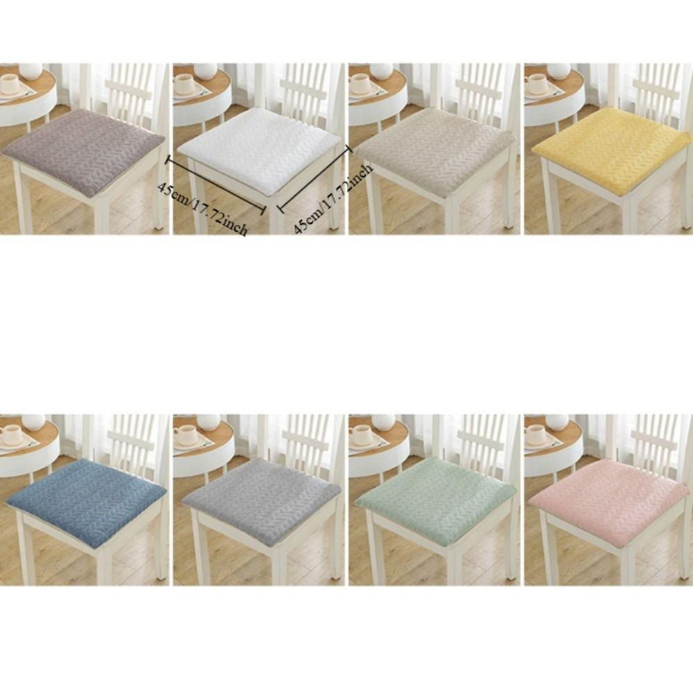 Square Seat Cushion with Strap Chair Mat Practical Japanese Cotton Chair Cushion  Four Season