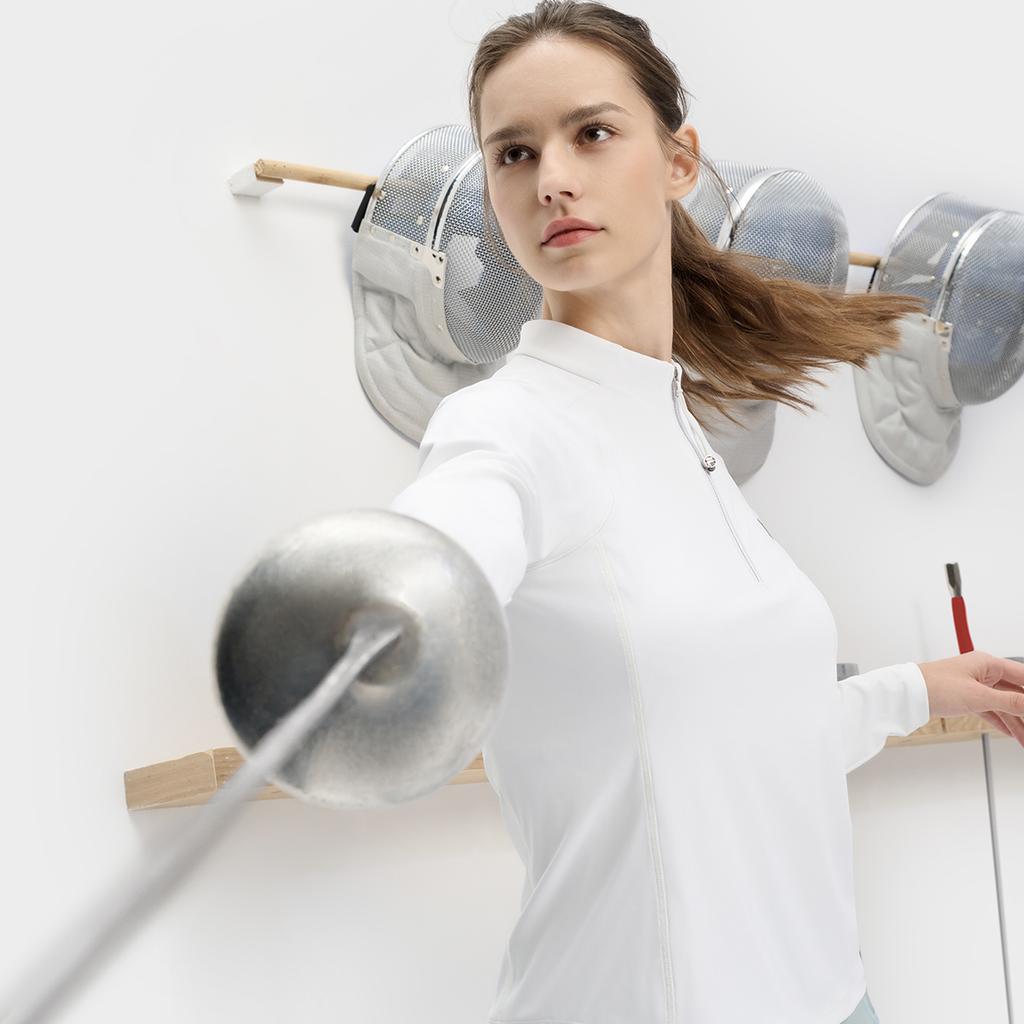 New FILA Athletics T Shirts Women's Jade White A11W431207FWT