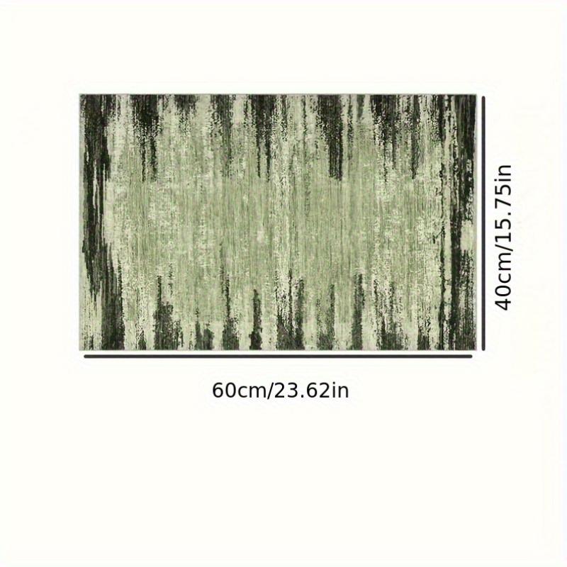 

Многофункциональный фланелевый впитывающий коврик: кухня, ванная комната, ванная комната противоскользящий, влагопоглощающий, ковер, пригодный для машинной стирки 40*60cm зелёный