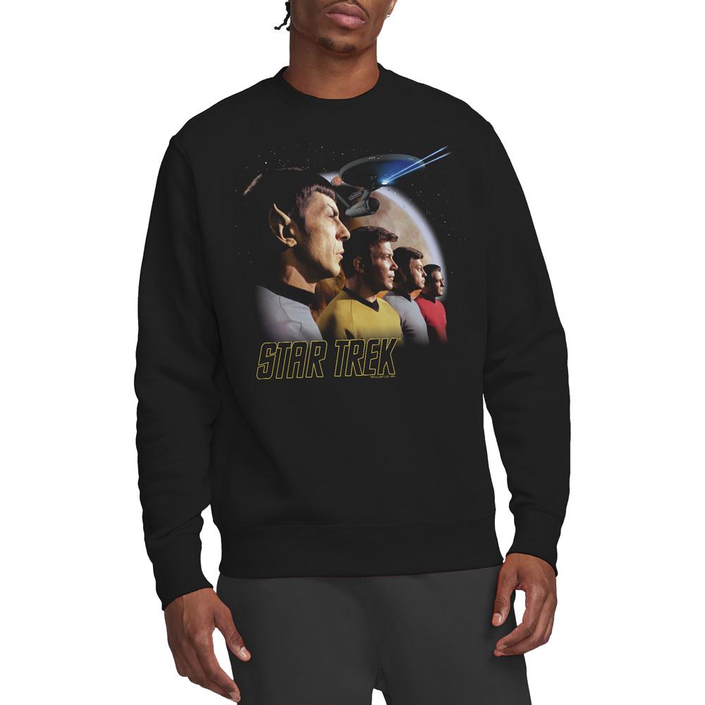 STAR TREK Unisex Adult Forward To Adventure Sweatshirt