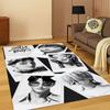 3D Demon Hunters Kpop Rumi Mira Zoey Hudební koberec Rohožka do ložnice Obývacího pokoje K pohovce Domácí dekorace, Kusový koberec Protiskluzová podložka na podlahu Dárek