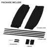 2Pcs Universal Car Side Window UV Protection Curtain Sun Shade Vehicle Slidable Retractable Window Shield for Sedan SUV 2024 New