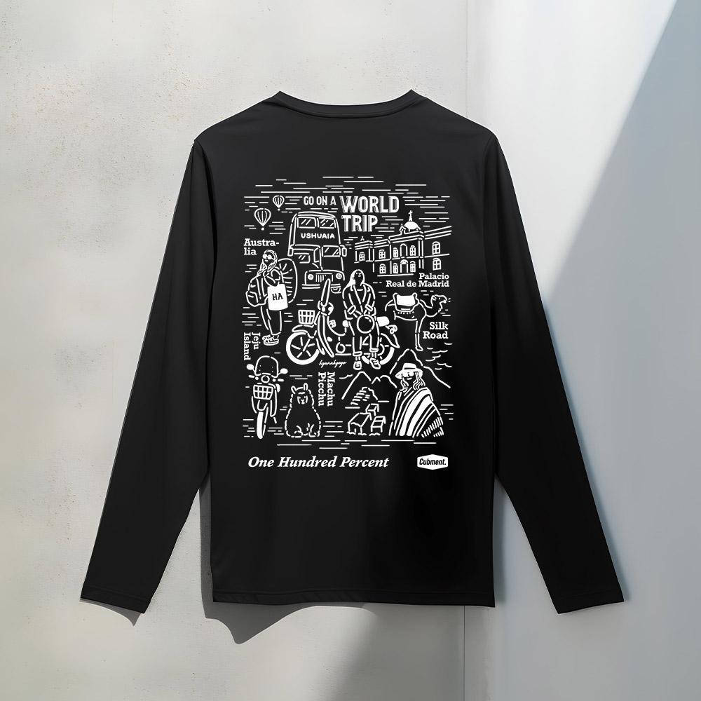OHP Ohp X Cubment Bworld Trip No.2 Basic Long Sleeve T-Shirt