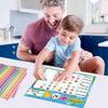 D-FantiX Reward Chart for Kids - Pad with 27 Chore Charts, Magnetic Behavior Chart for Kids at Home, Sticker Chart to Motivate Responsibility and
