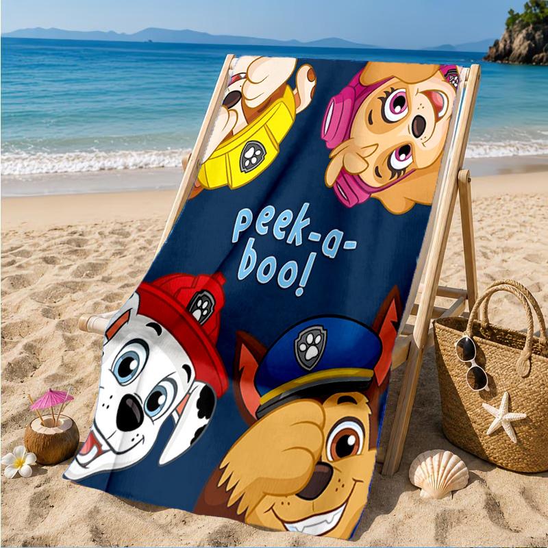 Paw Patrol: Heroic Rescue Beach Towel, Quick-drying, Easy to Care for, Suitable for Both Fitness and Beach Vacations,Sports Essential